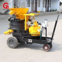 Gaodetec GSZ-10S 10m3/h air motor driven multifunctional rotor type shotcrete machine